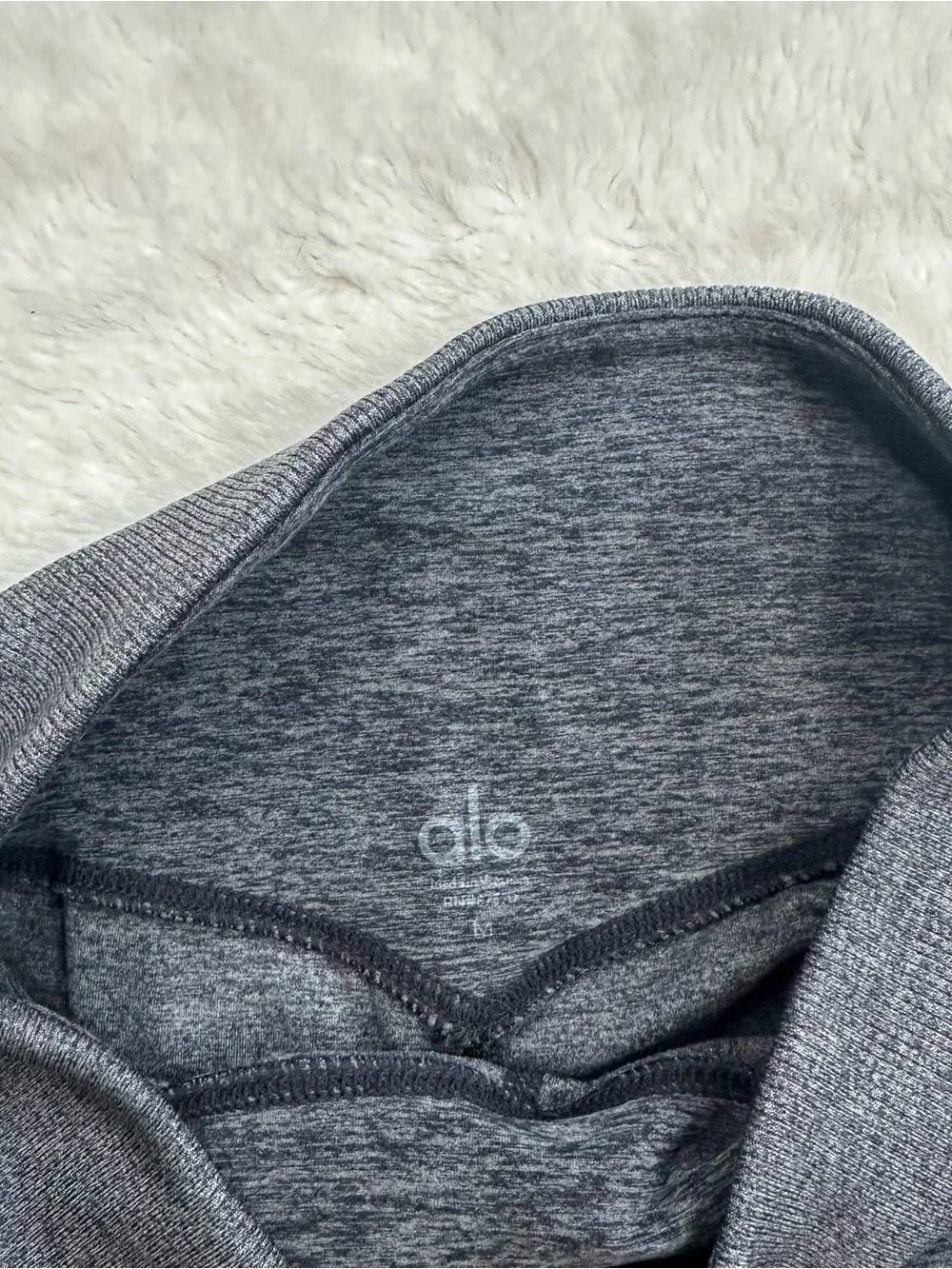 Alo Yoga High-Waist Alosoft Lounge Leggings Gray Medium
